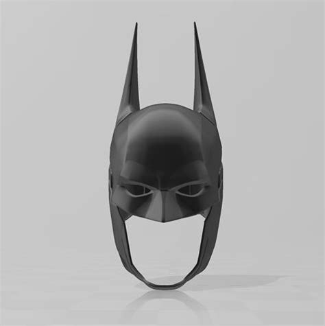 batman arkham knight cowl  model  printable cgtrader