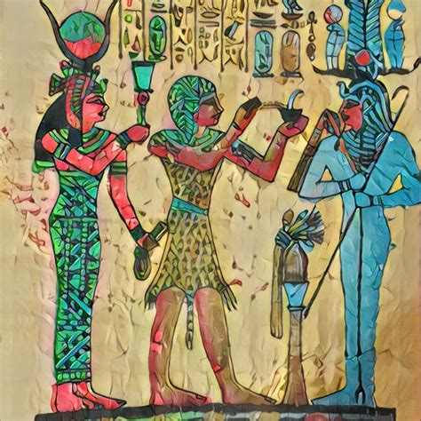Egyptian Gods Painting By Stephany Mika Fine Art America