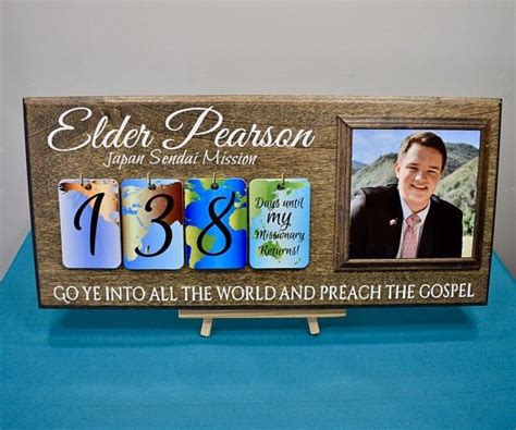 Cute Idea For When The Time Comes Missionary Countdown