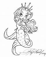 Mermaid Drawings Coloring Evil Pages Halloween Toon Cartoon Easy Scary Digi Stamps Deviantart Coloriage Sheets Color Template Sketch Sirène Choose sketch template