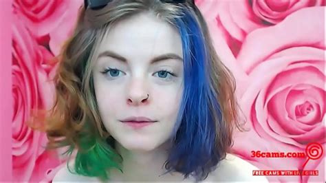 Hot Tattooed Girl With Dyed Hair Masturbate Anime Sex