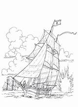Coloring Pages Warship Ships Adult Ship Printable Books Getcolorings Color Watercolor Adults Wood Burning Pirate Sheets Choose Board Sailing sketch template
