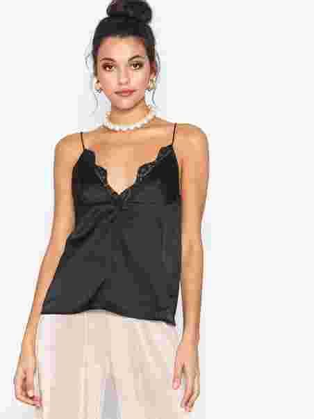 negligee top nly trend black tops clothing women