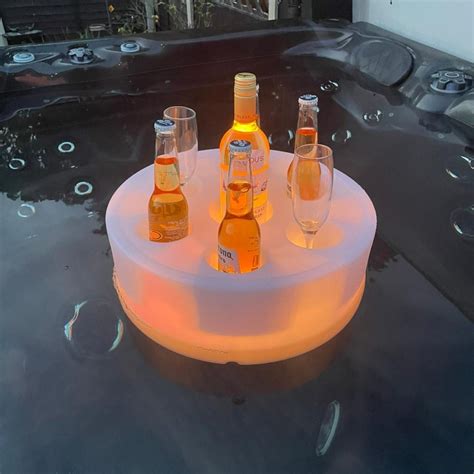 hot tub led floating spa bar miami spas