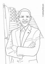 Obama Coloring Barack Pages Kids Michelle Printable History Month Books 4kids sketch template
