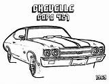 Coloring Chevelle Pages Chevy Cars Drawing Impala Car Camaro Capa Color Copo Old Lowrider Sketch Getdrawings Place Template Tocolor Resources sketch template