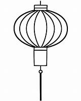 Lantern Chinese Year Coloring Lanterns Template Pages Clipart Clip Print Drawings Templates Pdf Prints Coloringhome 800px 21kb sketch template