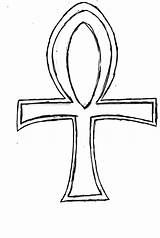 Ankh Outline Tattoo Cross Drawing Clipart Cliparts Ladybug Template Celtic Designs Library Clip Tattooshunt Favorites Add sketch template