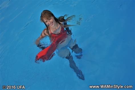 wwf  nika   cocktail dress swims   pool wetlook world forum