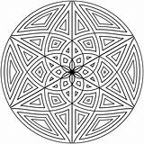 Patterns Adults Mandala Shape sketch template