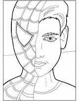 Coloring Pages Spiderman Boys Spy Sonic Hedgehog sketch template