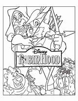 Coloring Pages Disney Hood Robin Covers Movie Book Kids Colouring Princess Movies Save Choose Board Boys sketch template