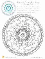 Mandala Hattifant Lotus Relief Doodles Stressrelief Stress sketch template