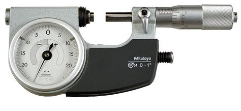 mitutoyo dial indicating  micrometer range