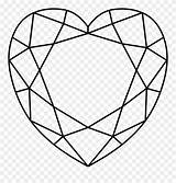 Heart Drawing Diamond Huge Collection Clipart Wheel Pinclipart Spokes sketch template