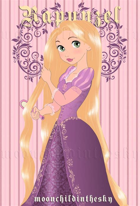 rapunzel princess rapunzel from tangled fan art