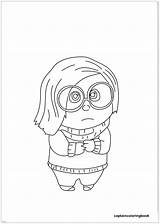Inside Coloring Pages Sadness Riley Joy Fritz Fear sketch template
