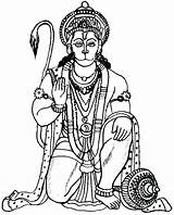 Hindu Coloring Pages Printable Getdrawings sketch template