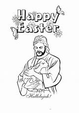 Jesus Coloring Lamb Resurrection Christ Pages Easter Netart Colouring Color Religious Sheets Book sketch template
