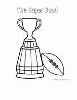 Coloring Trophy Bowl Super Pages Getdrawings sketch template