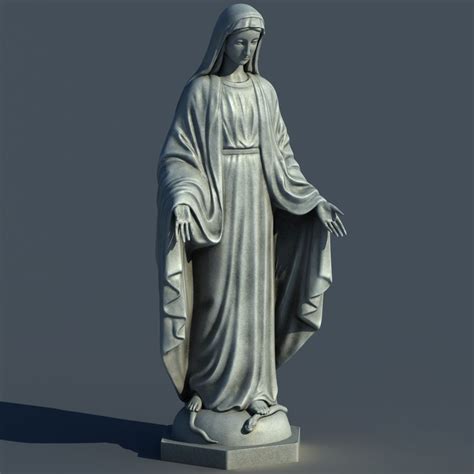 pin by top 3d models on 3d architecture in 2020 virgin mary statue