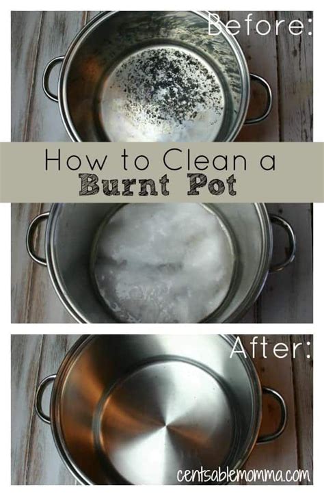 clean  burnt pot cleaning hacks house cleaning tips deep