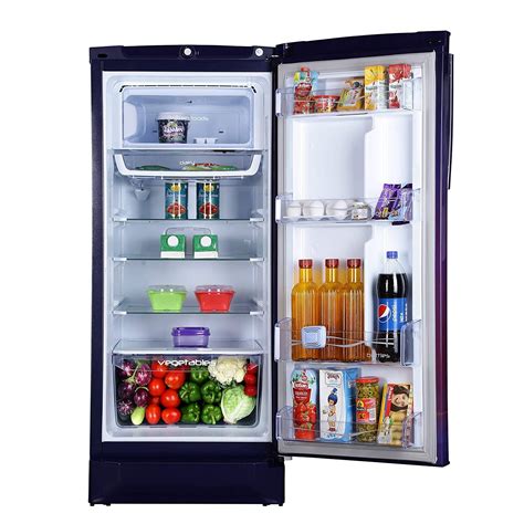 buy godrej single door refrigerator  litres  star edge pro  epro   taf glass blue