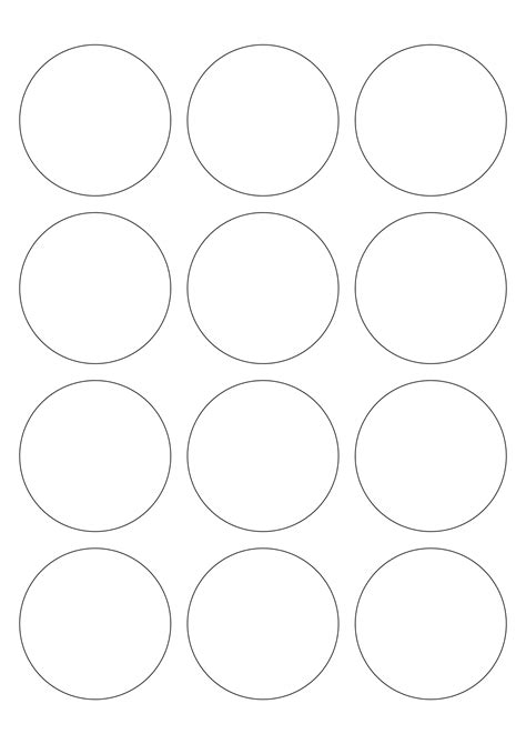 sticker labels template