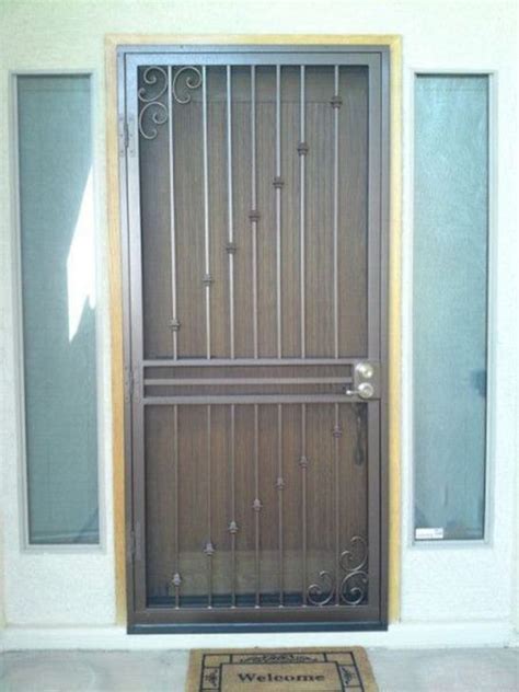iron security door  security screen door metal doors design iron