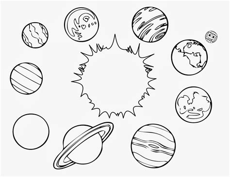 planet coloring pages    print