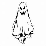 Ghost Halloween Printable Template Outline Cutouts Stencils Coloring Cut Print Pages Outs Clipartmag Printablee sketch template