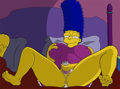 Horny Milf Marge Simpson Cant Sleep Porngirl1