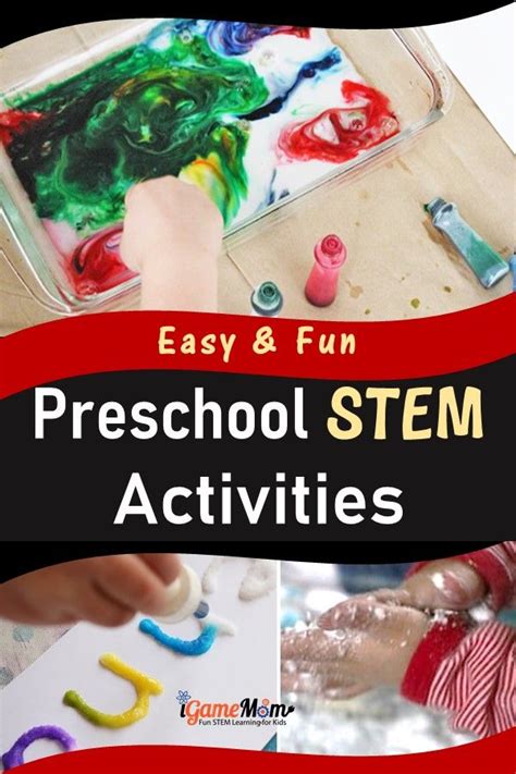stem activities  preschoolers  toddlers