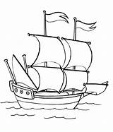 Mayflower Coloring Ship Drawing Pages Kids Sea Boat Sailing Clipart Drawings Sailboat Colouring Boats Speed Clip Getdrawings Ships Getcolorings Pirate sketch template