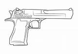 Imi Pistol Gun Pistols Drawingtutorials101 Espeluznantes Revolver Deserts Bocetos Soldados Morty sketch template