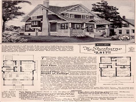 sears craftsman bungalow house plans homeplancloud