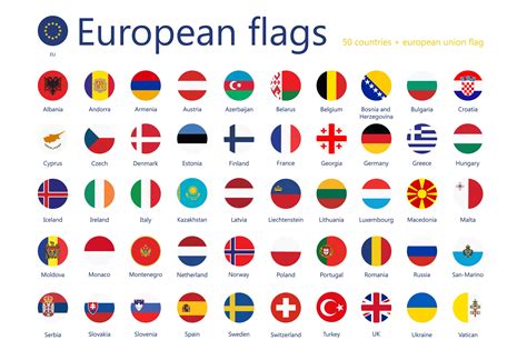 european countries flags   custom designed icons creative market