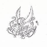 Snitch Tattoo Golden Harry Potter Sketch Drawing Ink Nevermore Flash Tattoos Deviantart Outline Drawings Getdrawings Awesome Visit Choose Board Tattoodaze sketch template
