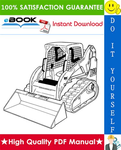 bobcat  compact track loader service repair manual operation maintenance manual