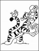 Winnie Tigger Coloring Pages Pooh sketch template