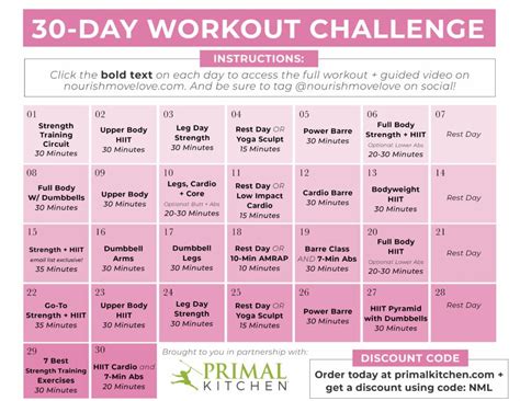 30 Day Hiit Workout Plan Pdf Mitzi Burr