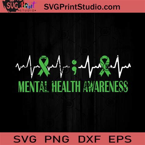 mental health matters svg cancer svg awareness svg eps dxf png cricut