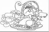 Pages Feast Thanksgiving Coloring Getcolorings Astounding sketch template