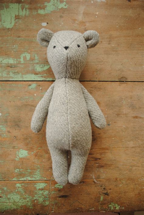 beginner memory bear sewing pattern  printable teddy bear