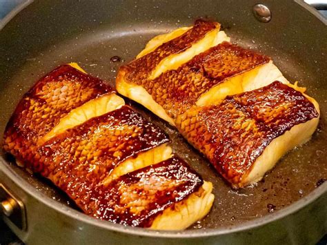 Pan Seared Chilean Sea Bass With Asian Marinade Drive Me Hungry