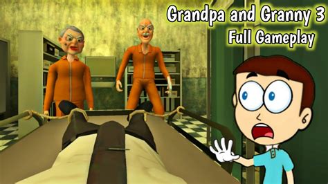 Grandpa And Granny 3 Elevator Escape Android Game Shiva And Kanzo