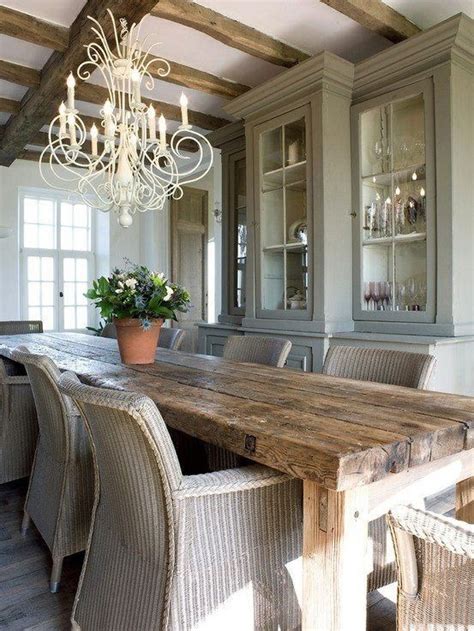 calm  airy rustic dining room designs digsdigs