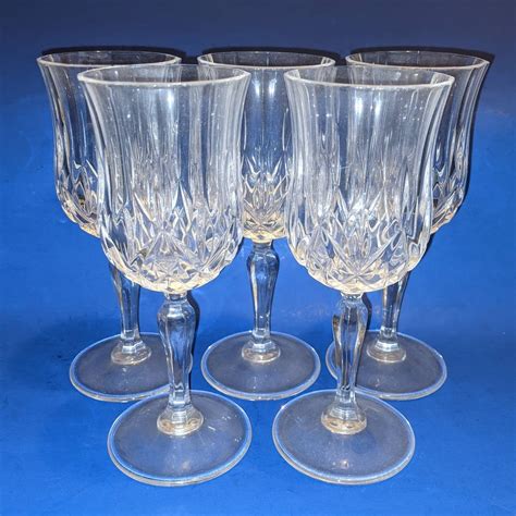 Lead Crystal Water Glass 24 Percent Lead Crystal Set Of Etsy
