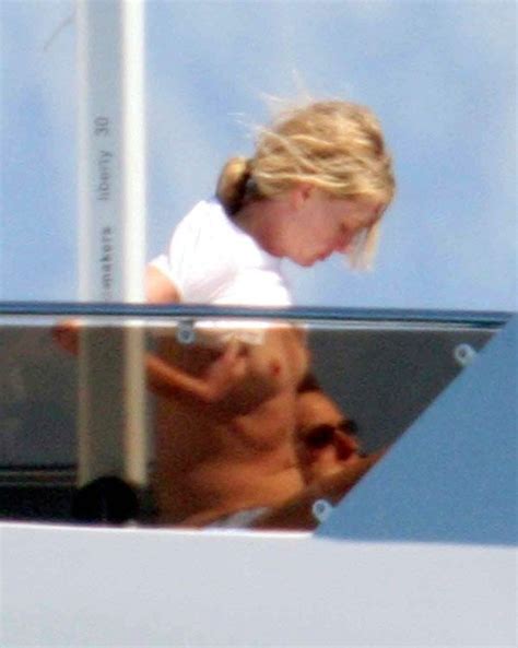 portia de rossi topless on a yacht