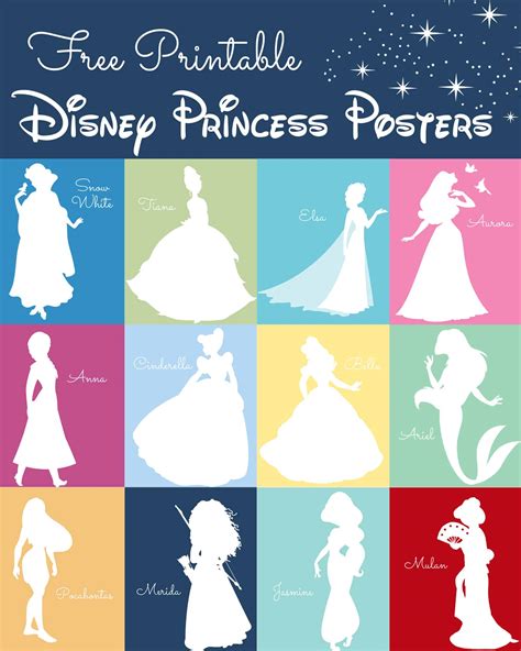 printable disney princess cutouts printables